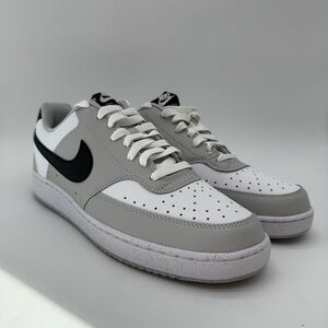 Nike Court Vision Lo Gray and White Mens Size 10.5 HV0927-097
